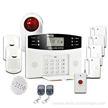 Shenzhen Manufacturer PSTN Wired Burglar Alarm System with 99 Wireless Zones